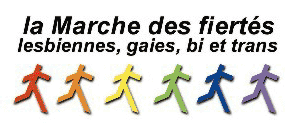 la Marche des fiertés lesbiennes,
	      gaies, bi et trans